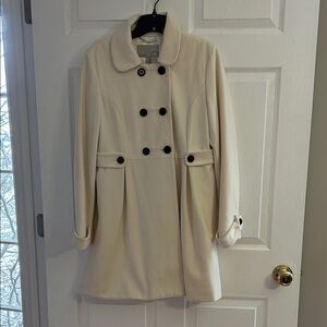 Old Navy Elegant Cream Pea Coat